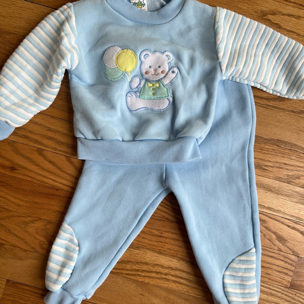 Vintage Toddler Sweatshirt/jogger set 24mo